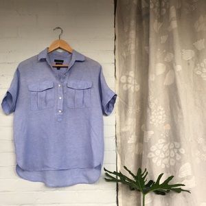 Jcrew Short-sleeve popover